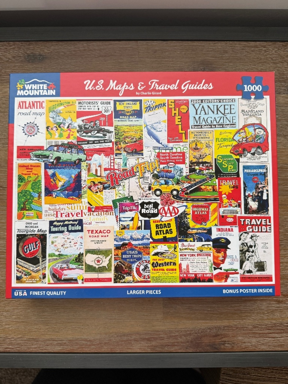 White Mountain Jigsaw Puzzle - U.S. Maps & Travel Guides - 1000pcs